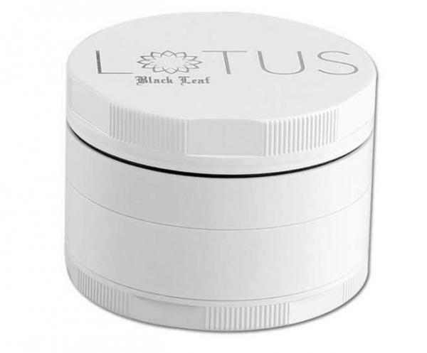 BL 'Lotus' keramikversiegelter Aluminium Grinder 4-teilig - weiß